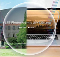 PHOTOCHROMIC UV+420 LENS