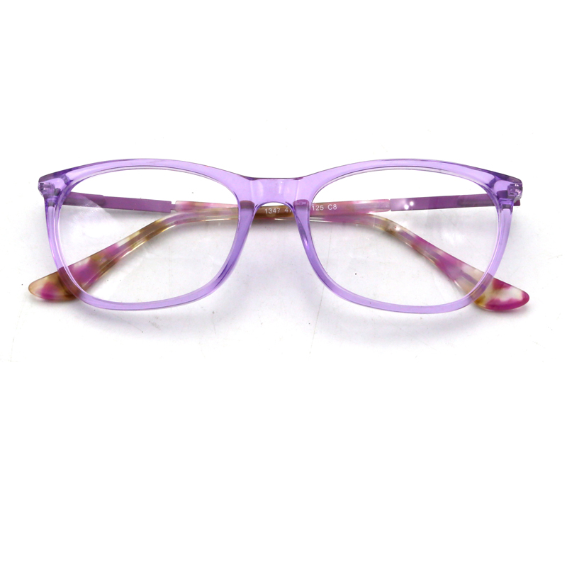 Kids Acetate Frames With Metal Decoration Cute OEM Optical Frames