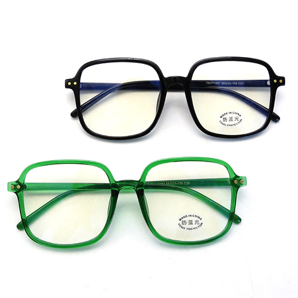 TR90 Big Size Flexiable Anti Blue Light Optical Glasses Frame Women Men