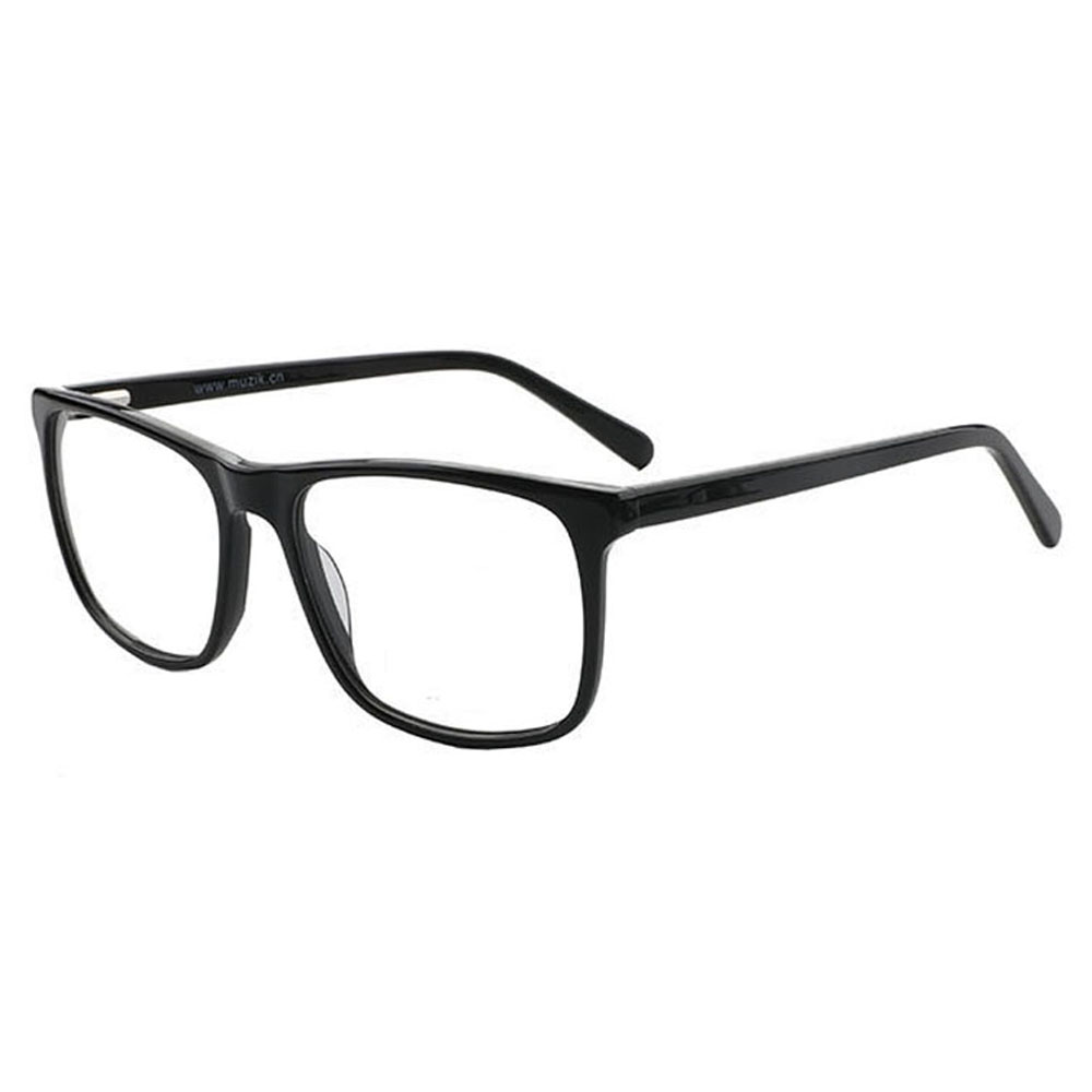 Acetate Square High OEM Classic Black Color Optical Frames