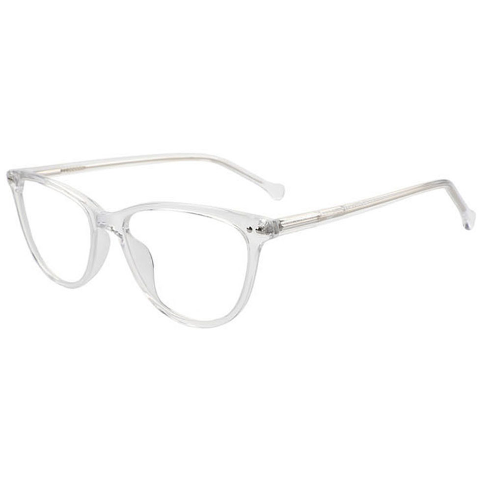 Transparent Trendy Fashion Color Cat Eye Acetate Optical Glasses