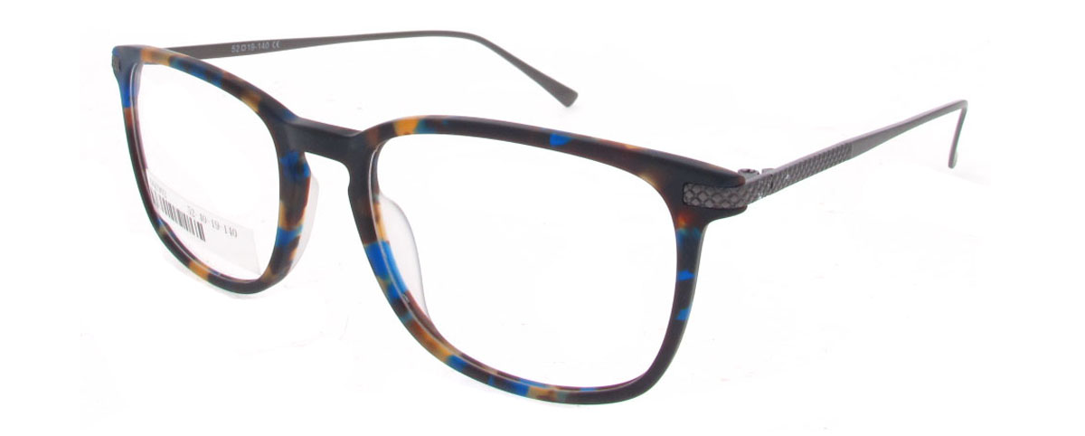 GQ1902 Acetate Shape With Metal Temple