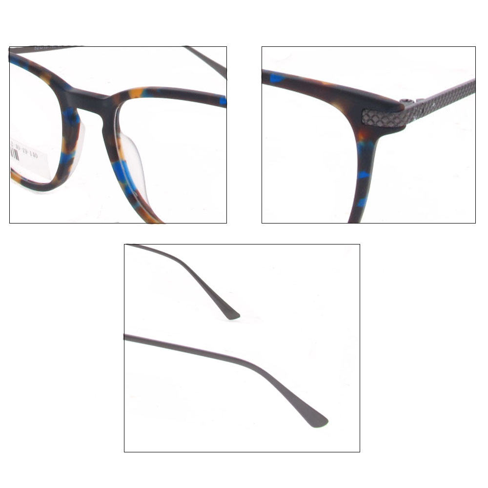 GQ1902 Acetate Shape With Metal Temple