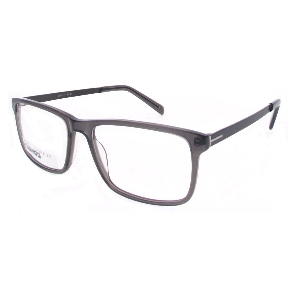 GQ1910 Square Acetate Frame With Special Design Temple
