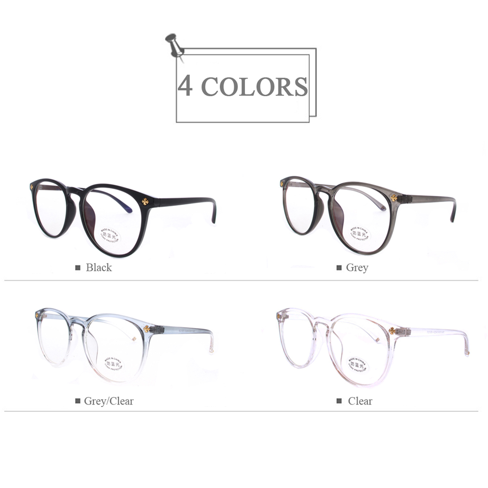 YJ1058 Round Anti Blue Light Optical Frame