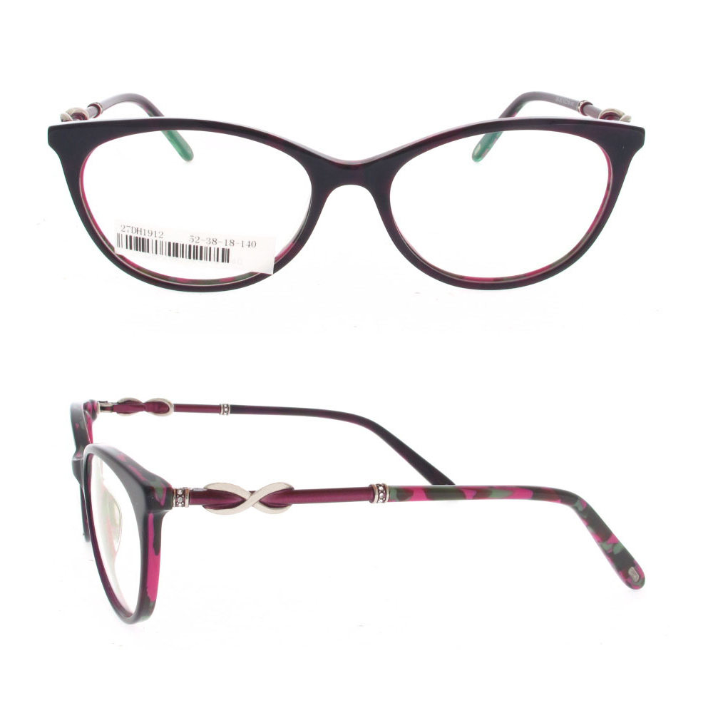 DH1912 Cat Eye Optical Frames With Diamond