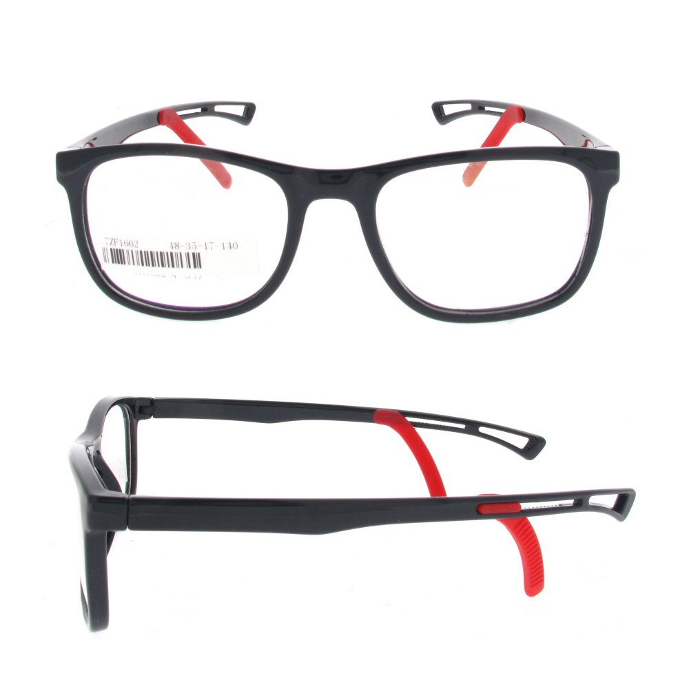 ZF1662 Rubber Kids Eyeglasses Frames With Hook