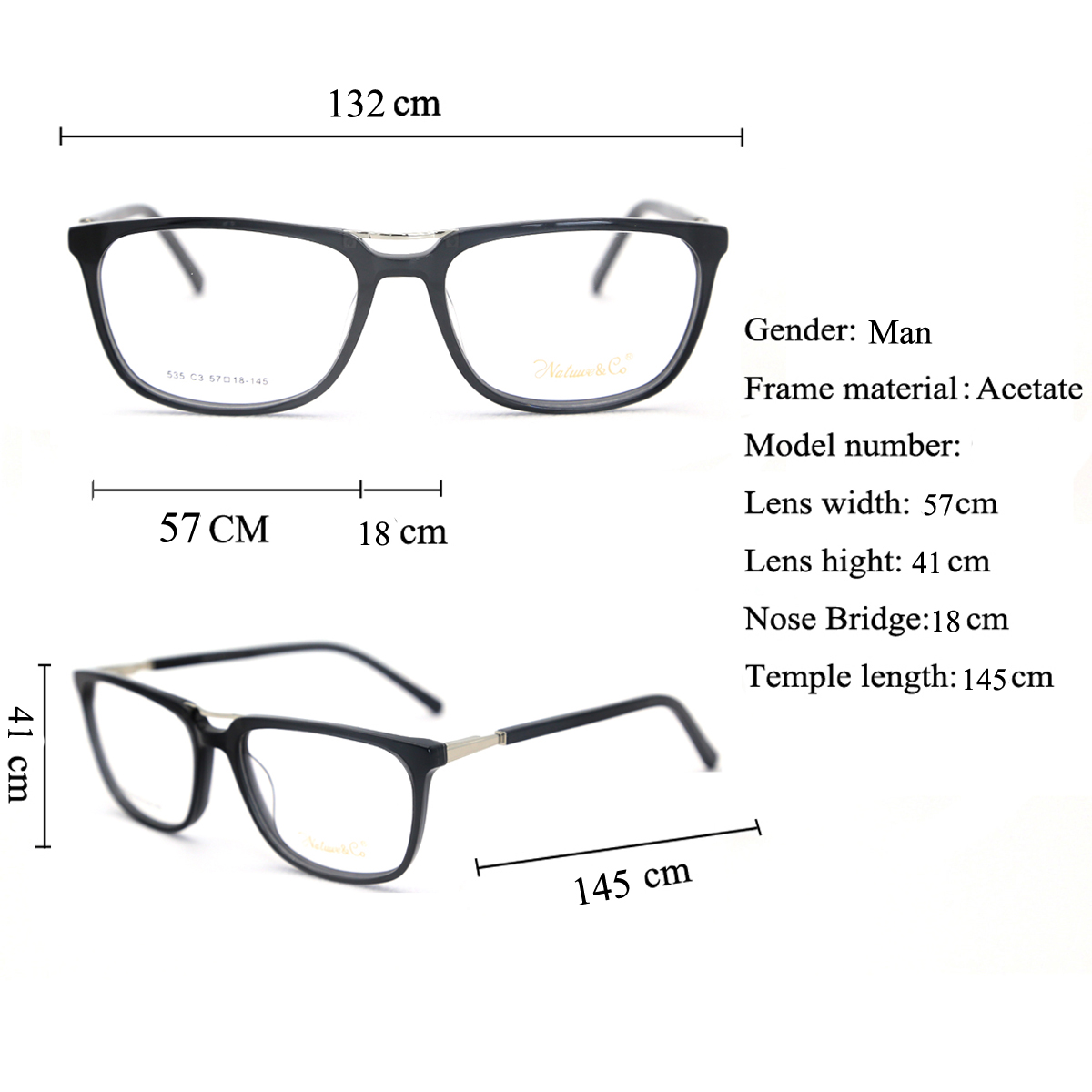 QB535 Man Classical High Quality Acetate Frames China Wholesale