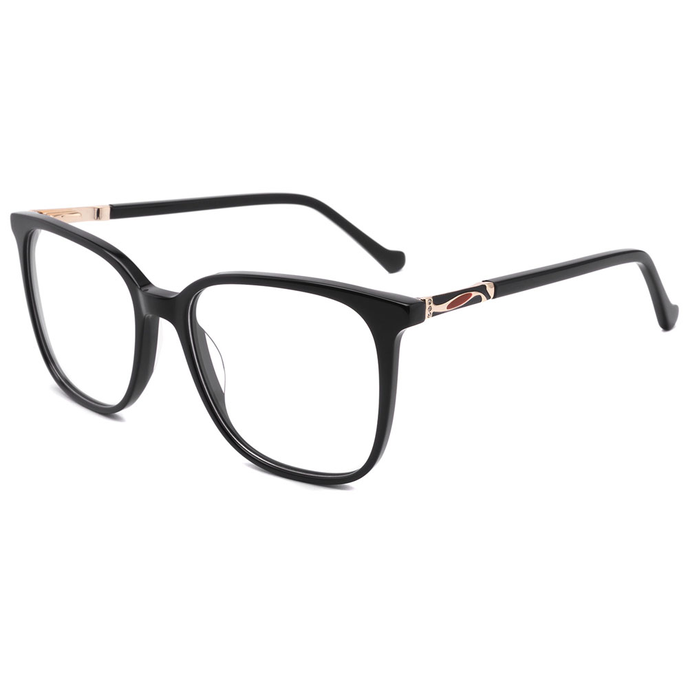 XC82003 Square Demi Color Big Frames Acetate Frames for Women Mens