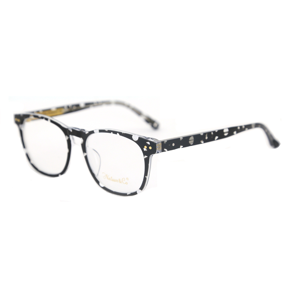 MK1913 High quality Demi Black Acetate Frame- Mike Optical New 