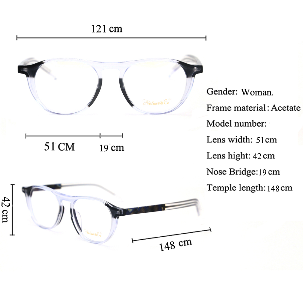 MK203037 Transparent Acetate Frame Supplier In China