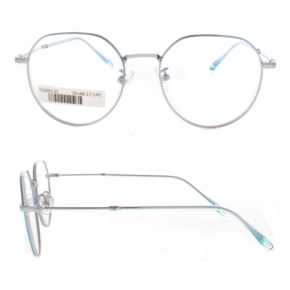 HJ200120 High End Polygonal Double Color Optical Frames