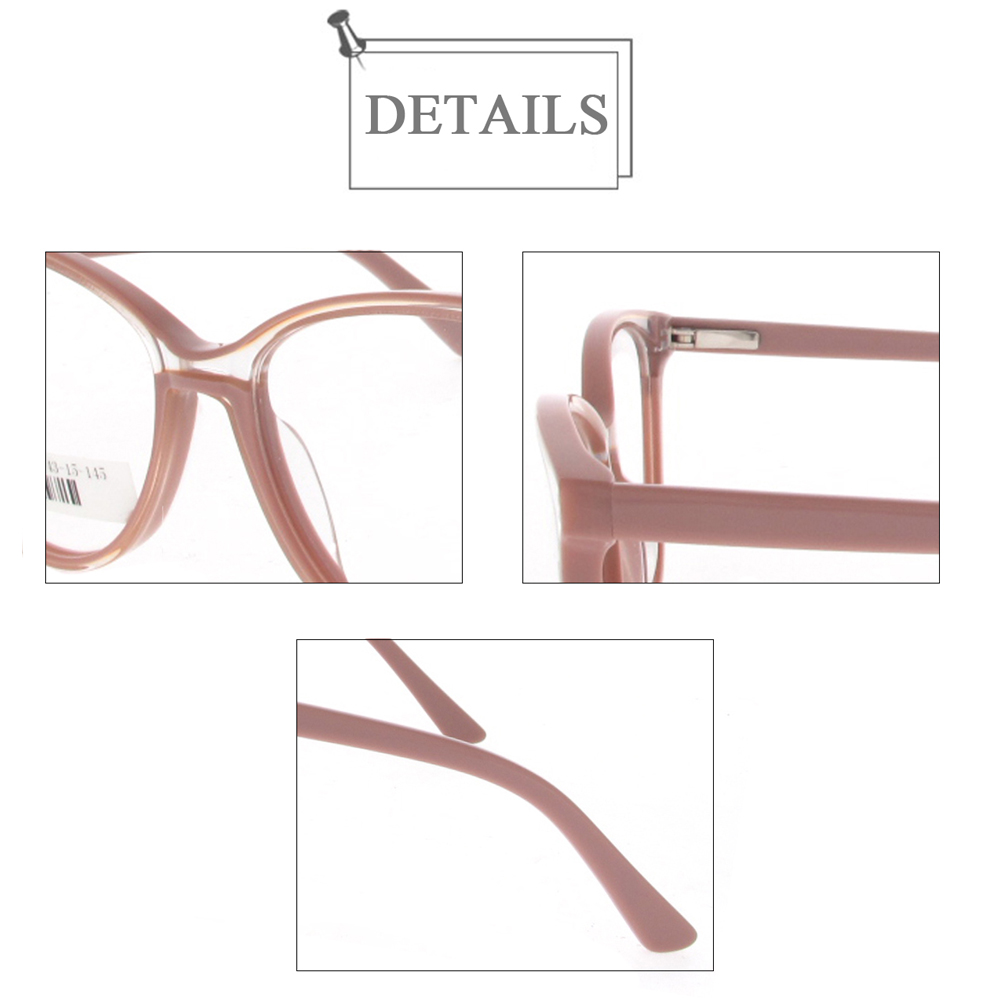 QB0506 Cat Eye Clear Acetate Women Eyeglasses Frames