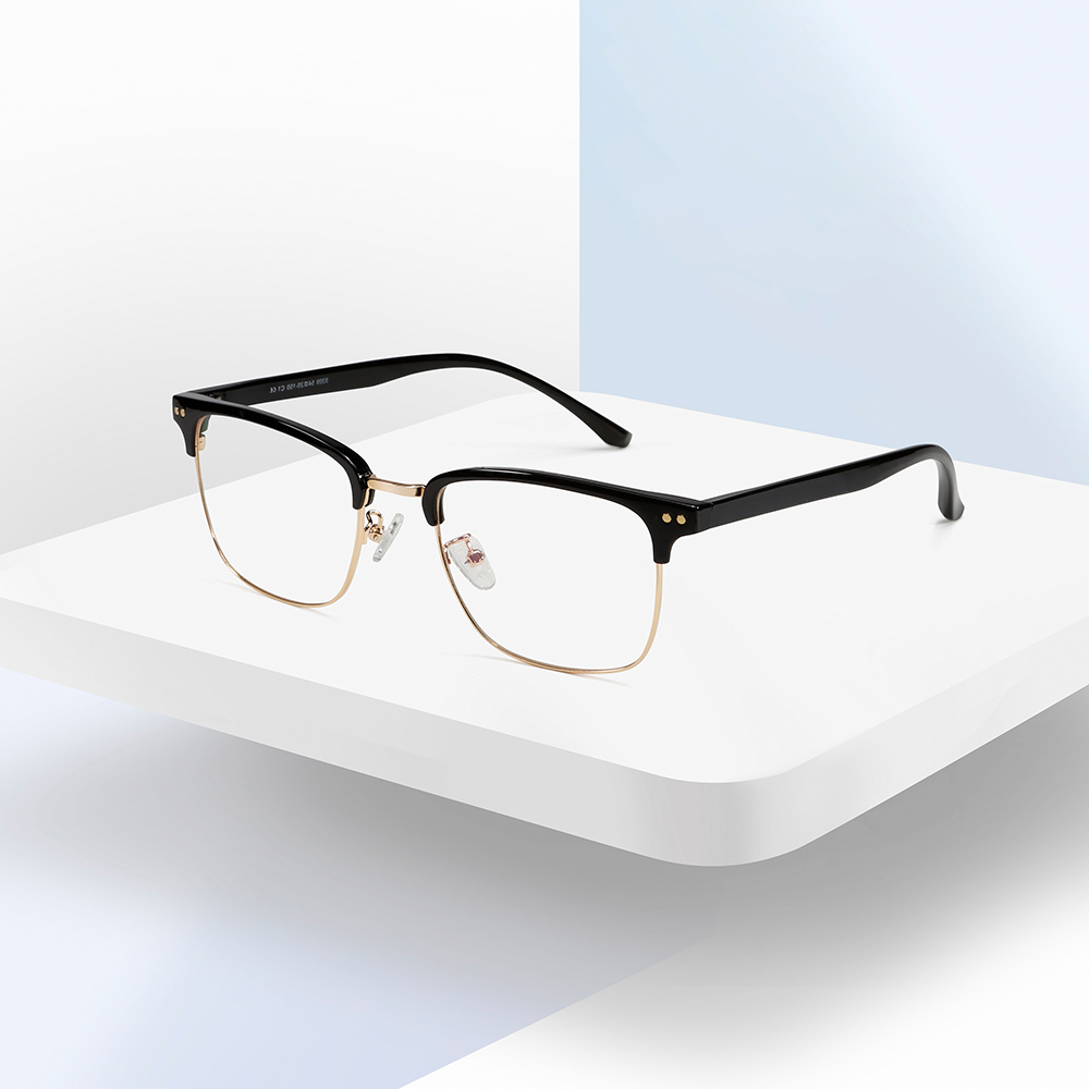 QE9309 Square Retro Design Men Optical Frames