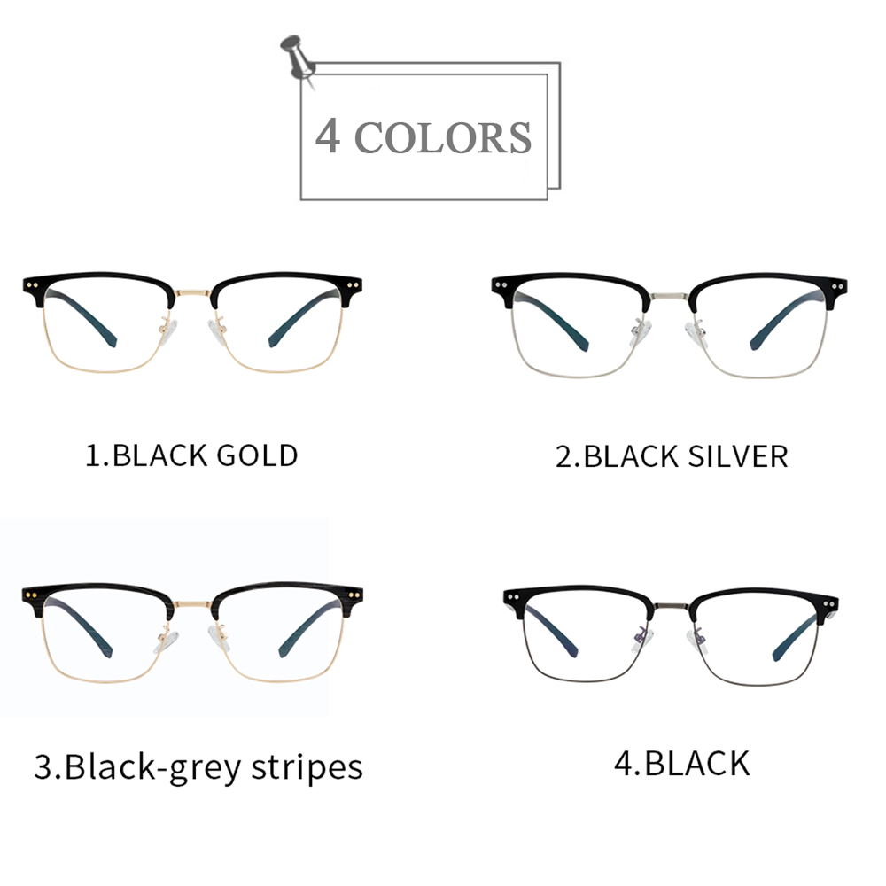 QE9309 Square Retro Design Men Optical Frames