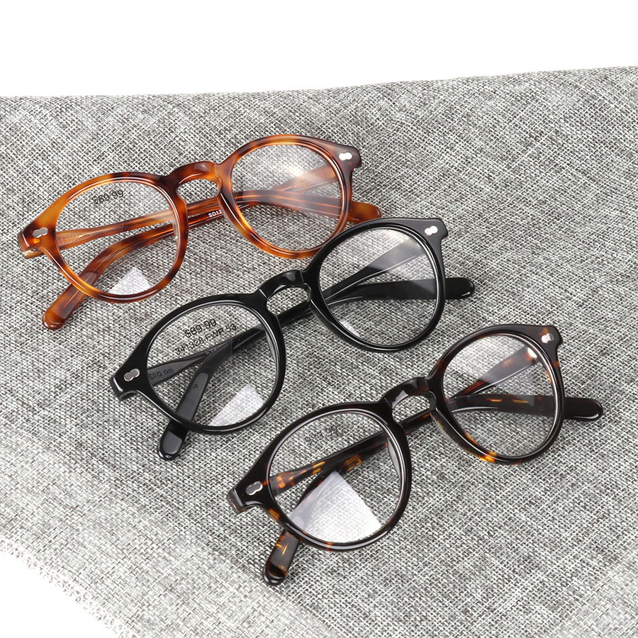 MD1258 Retro High Grade Acetate Discolored Reading Glasses