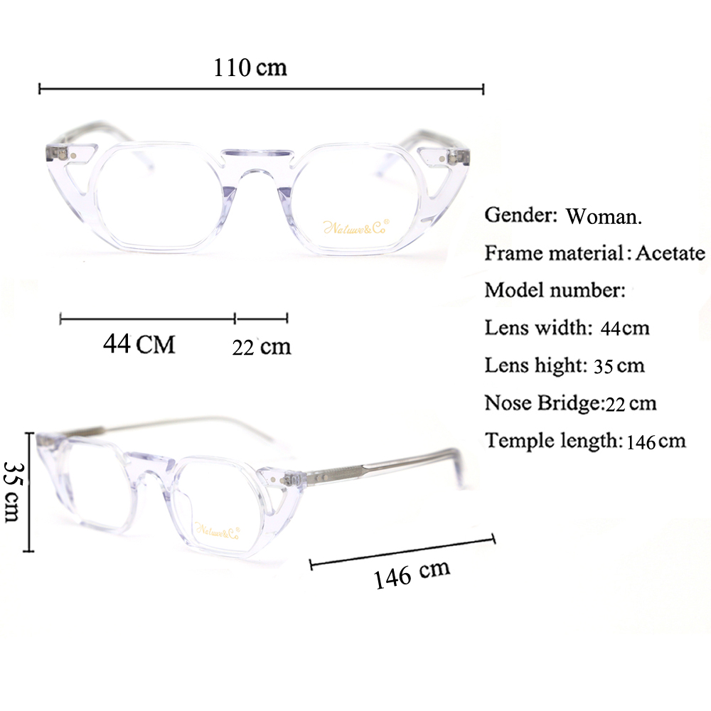 MK203127 Transperent Acetate Frame New Eyeglasses Wholesale In China