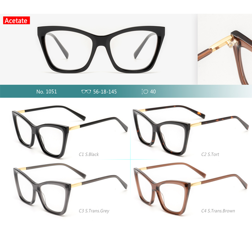 1501 Acetate Cat Eye Optical Eyeglasses