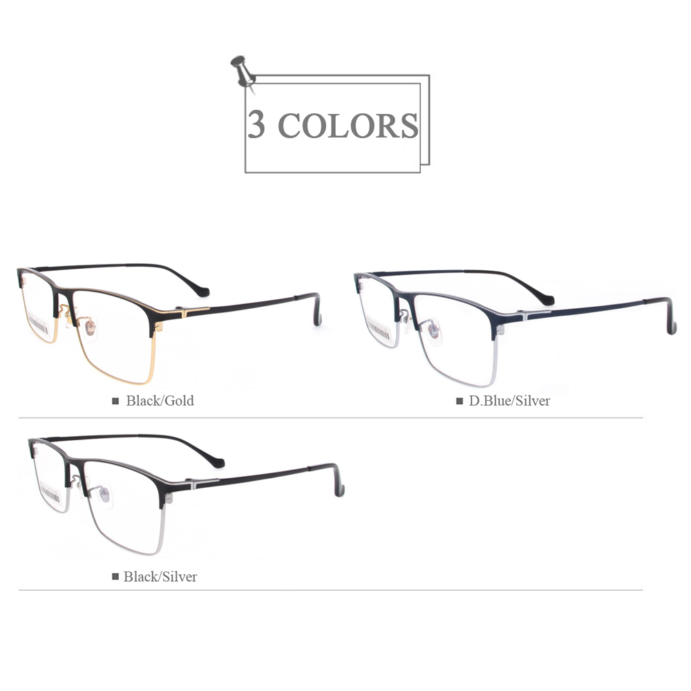 MK2027120 Square Titanium Optical Eyeglasses Frames For Men