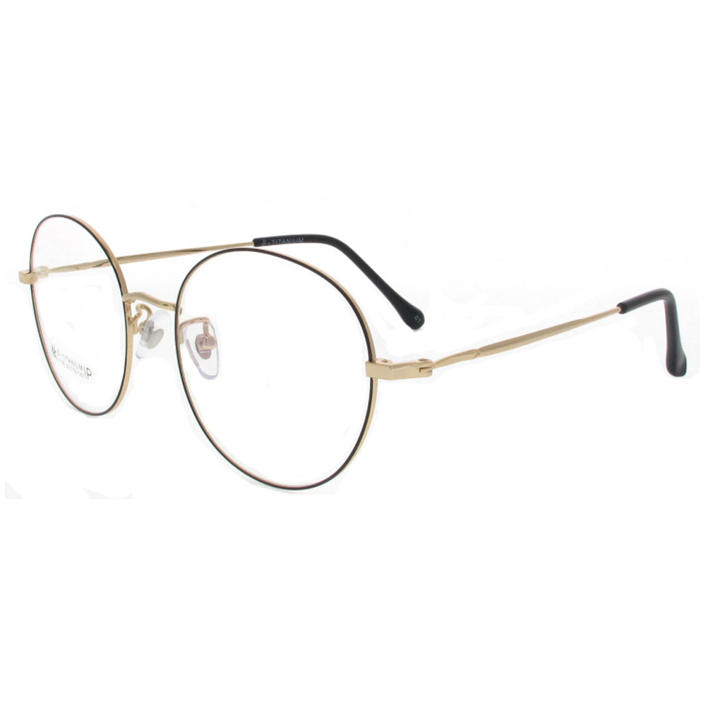 7739 Round Vintage Titanium Optical Frame Glasses