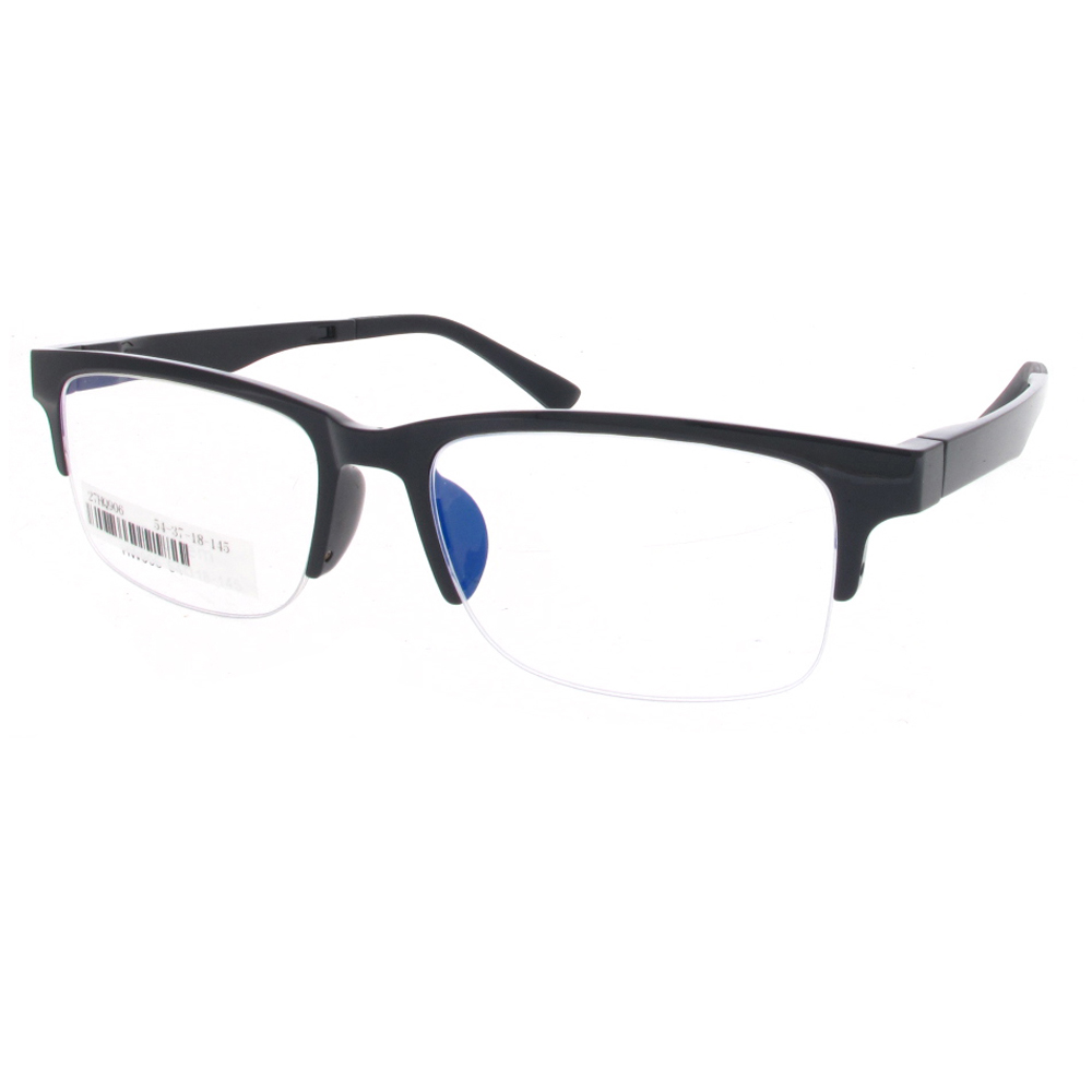 HQ906 Half Rim Clip On Frames With Spring Hinge