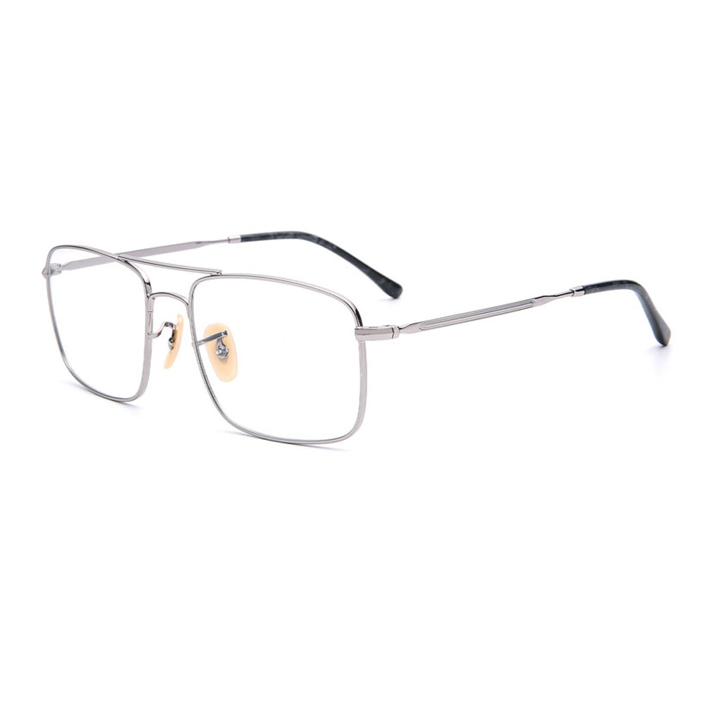 6342 Double Bridge Metal Square Optical Frames 