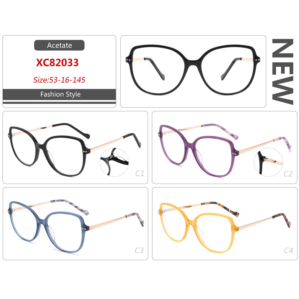 82033 Acetate Big Size Optical Frames