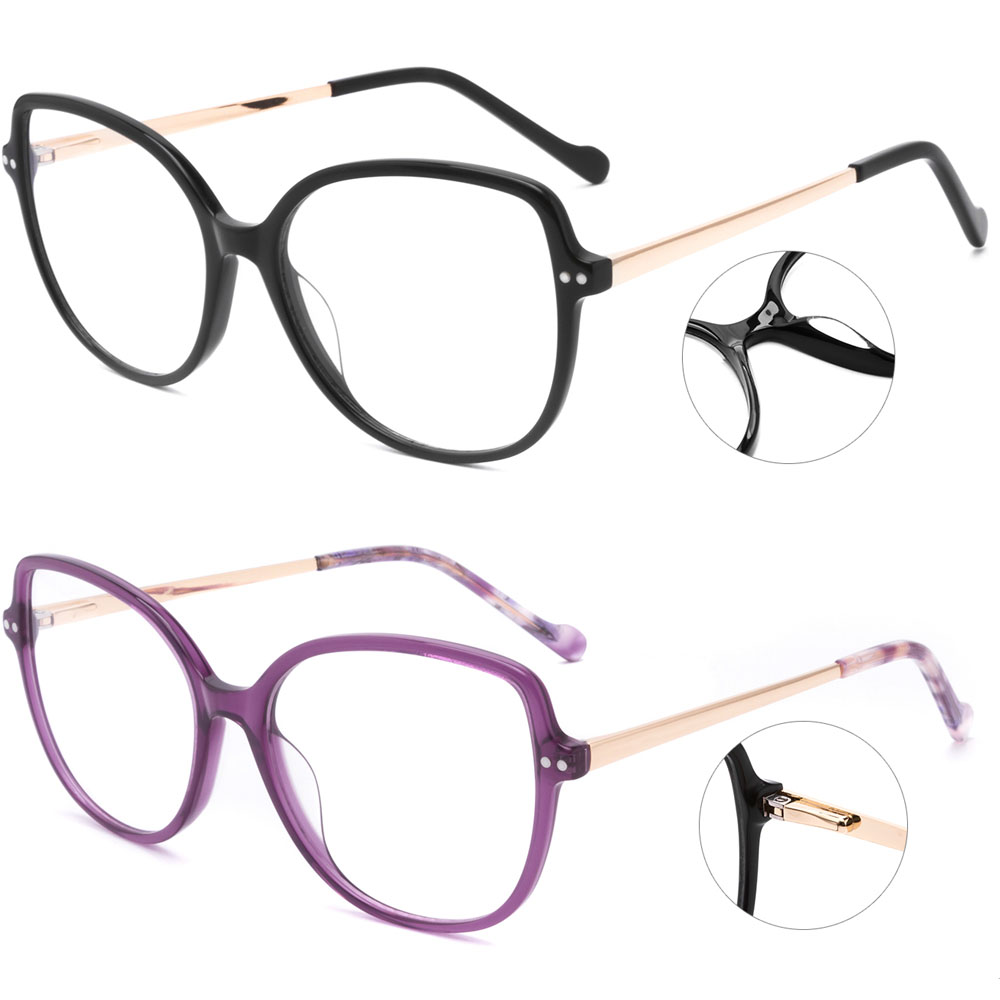 82033 Acetate Big Size Optical Frames