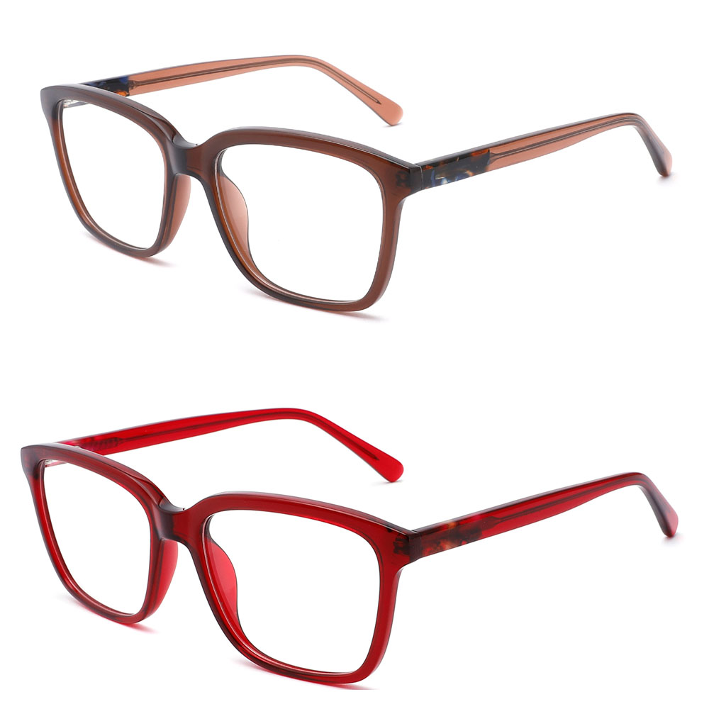 Fashion Acetate With Metal Decoration Optical Frames