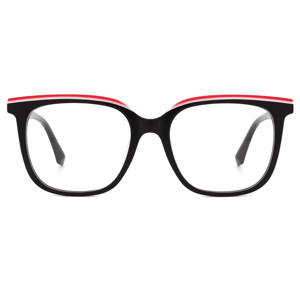 YC-21044 Large Size Square Acetate Optical Eyeglasses Frames 