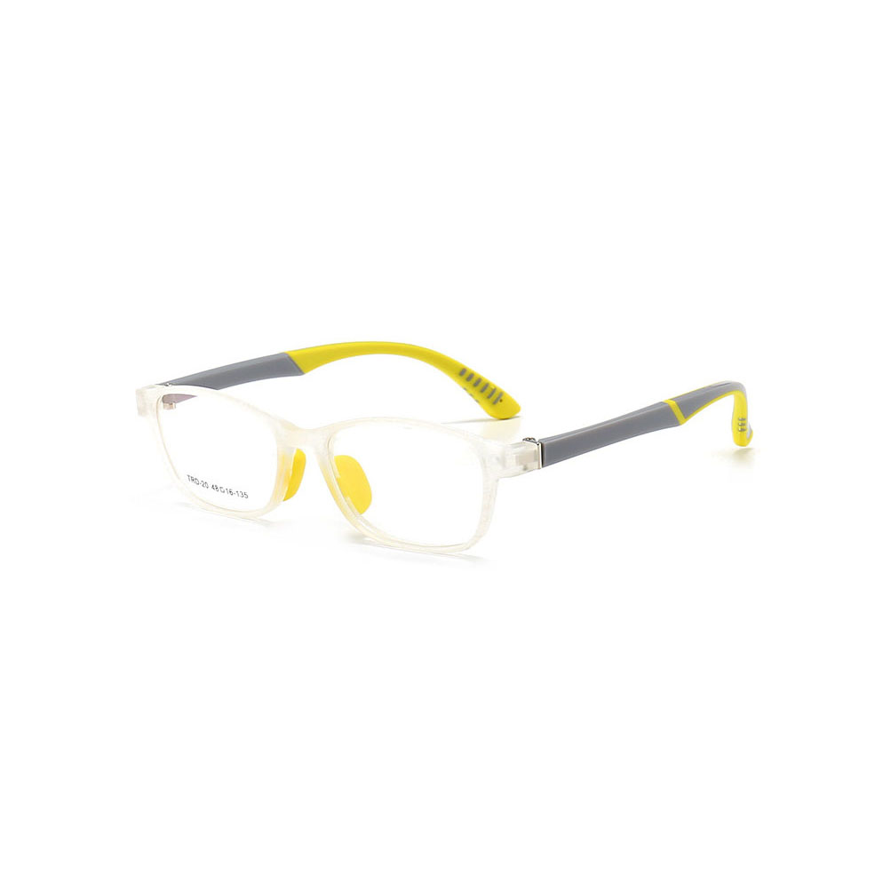  TR90 Anti-Blue Light Square Frame Glasses For Kids