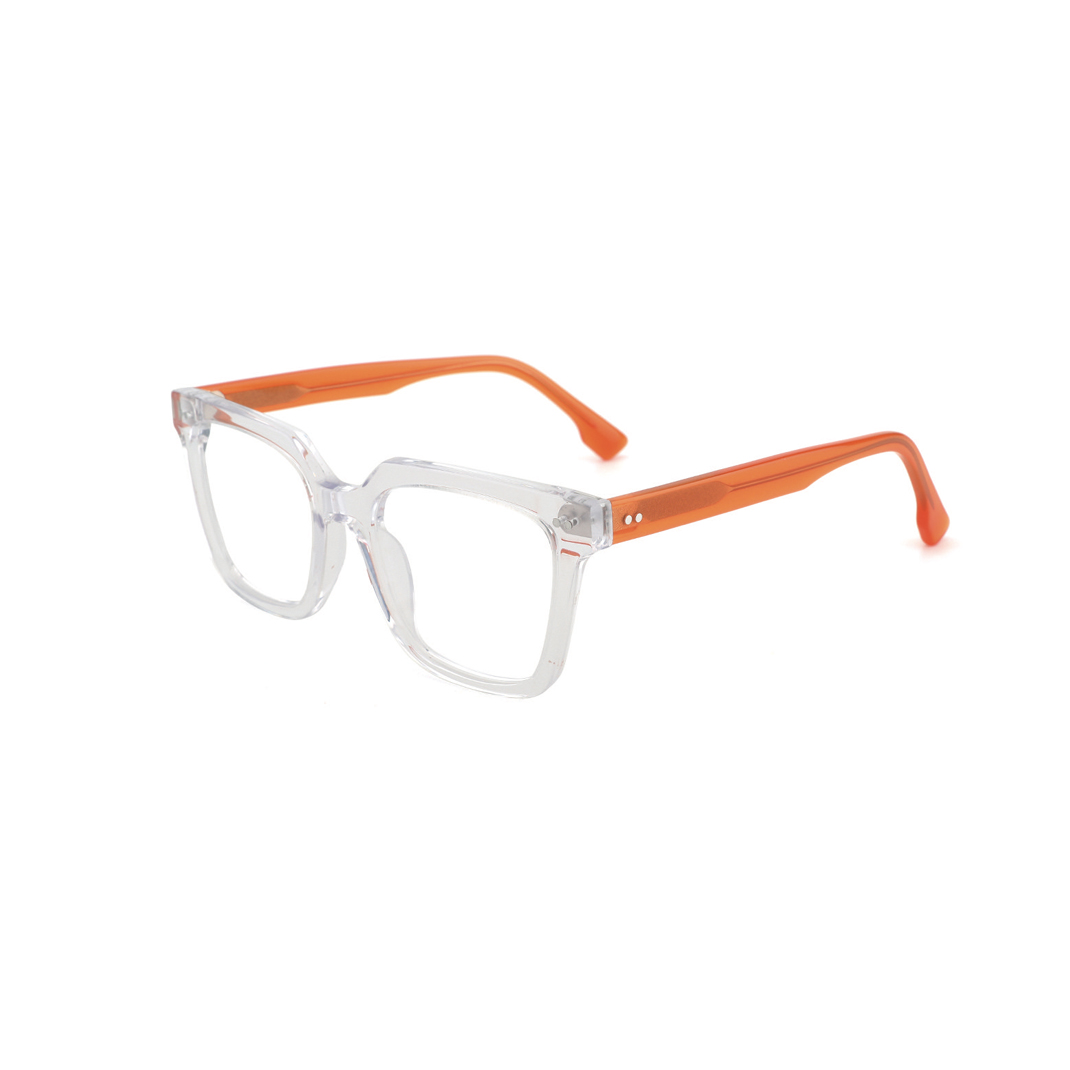 2023 New Arrival Fashion Square Acetate Optical Frame Glasses