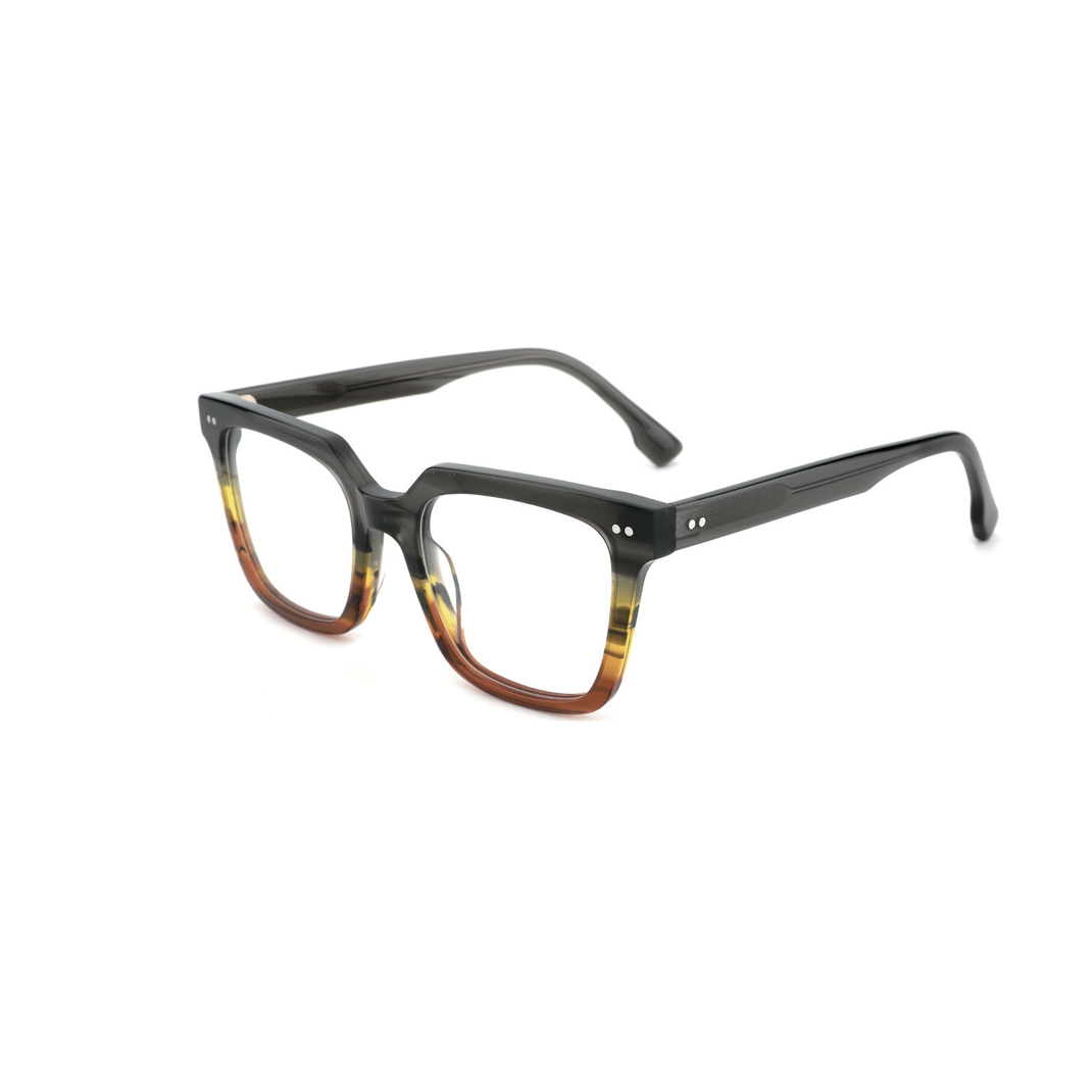 2023 New Arrival Fashion Square Acetate Optical Frame Glasses