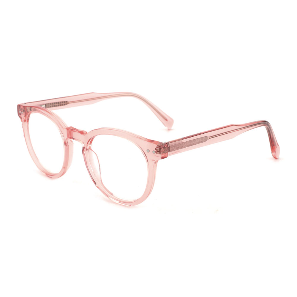 Transparent Color Round Shape Acetate Optical Frames