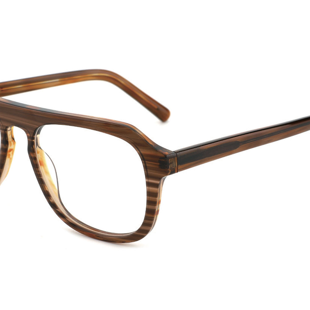 High end acetate tort color frames