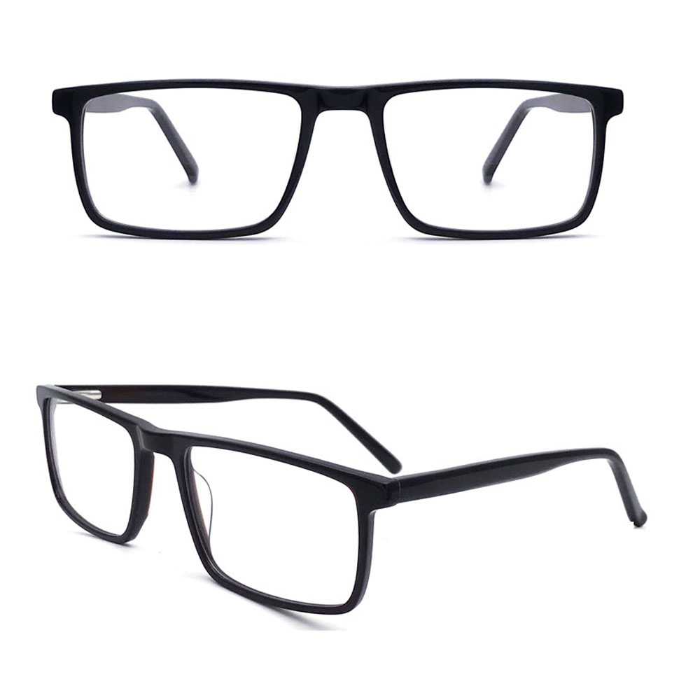 TR Material Superthin Square Acetate Optical Glasses