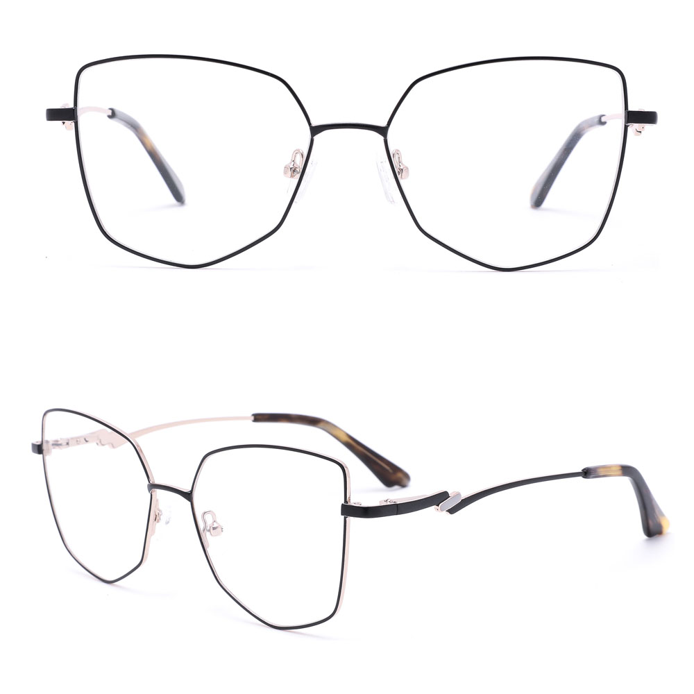 Women Metal Special Design Temples Optical Frames