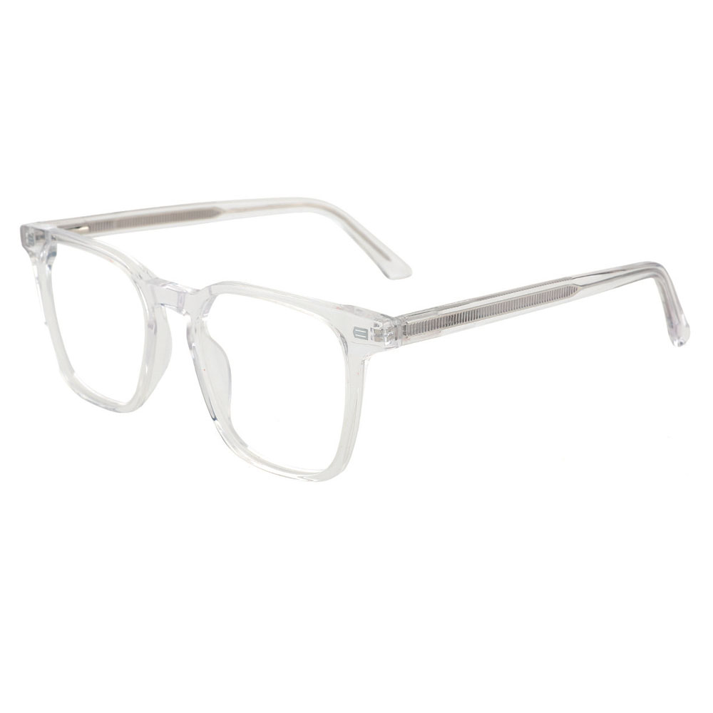 Retro Round  Acetate Rivet Transparent Color Frames