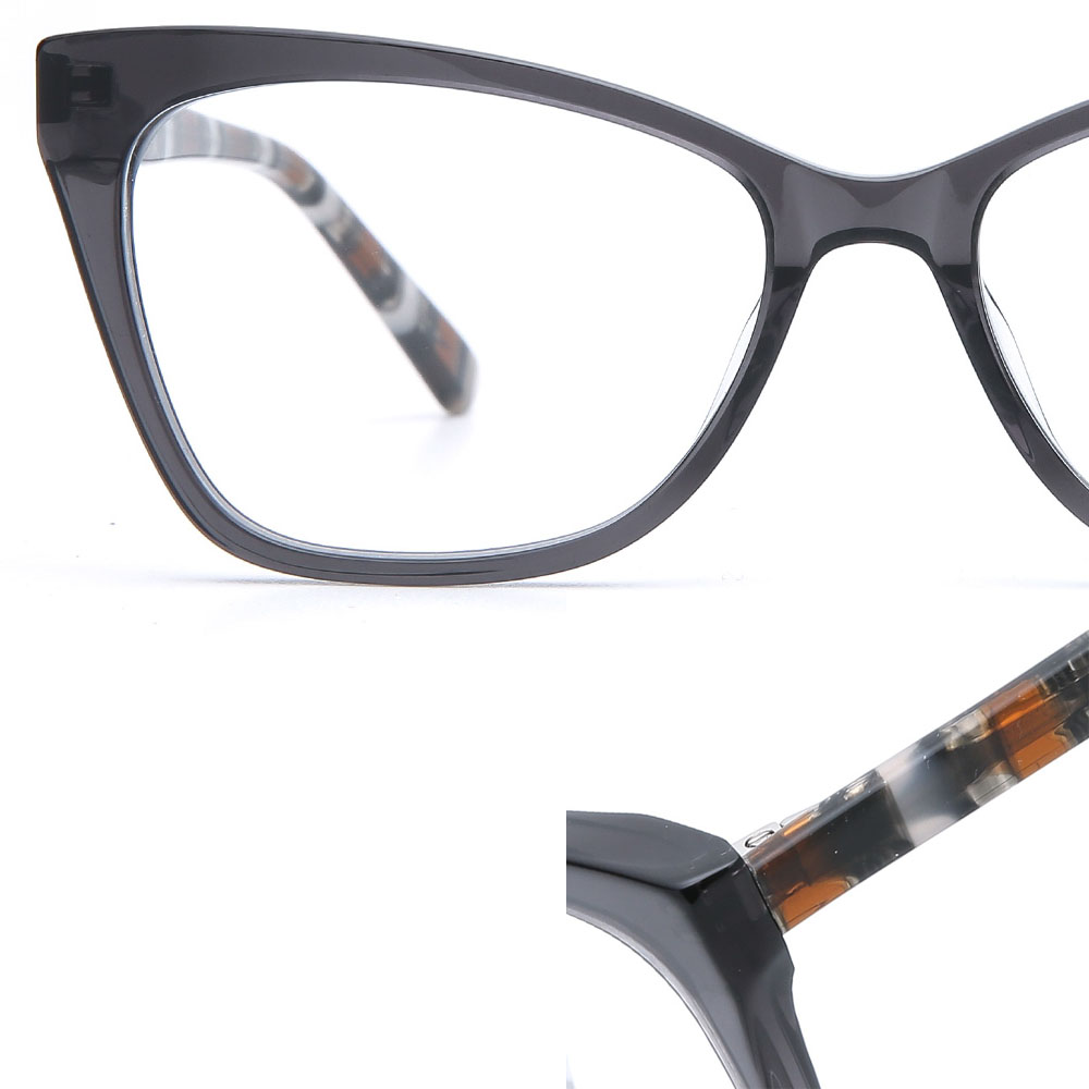 Transparent Bright Pure Acetate Cat Eye Frames