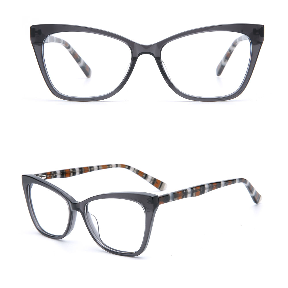 Transparent Bright Pure Acetate Cat Eye Frames