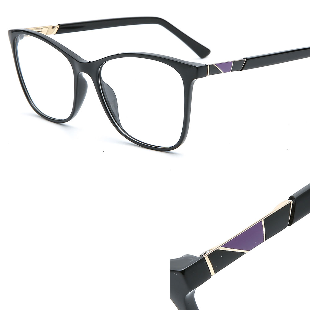 TR90 Frames with Colored Drawing Temples Optical Frames womens