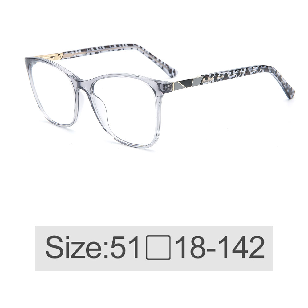 TR90 Frames with Colored Drawing Temples Optical Frames womens