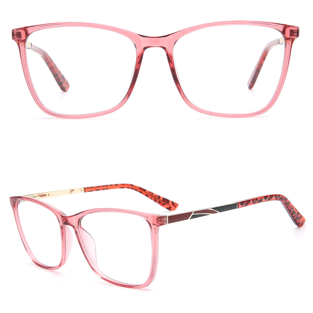 Fashion TR90 Optical frames with colored decoration temples