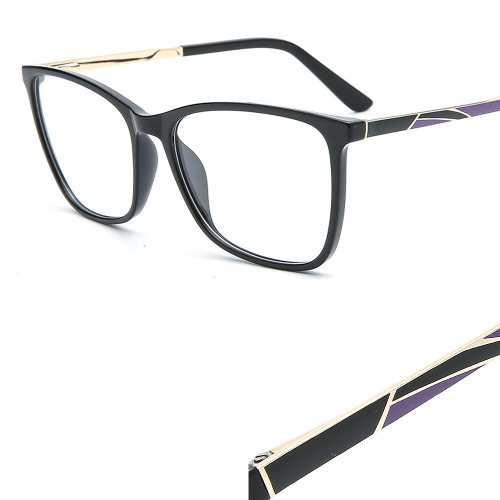 Fashion TR90 Optical frames with colored decoration temples