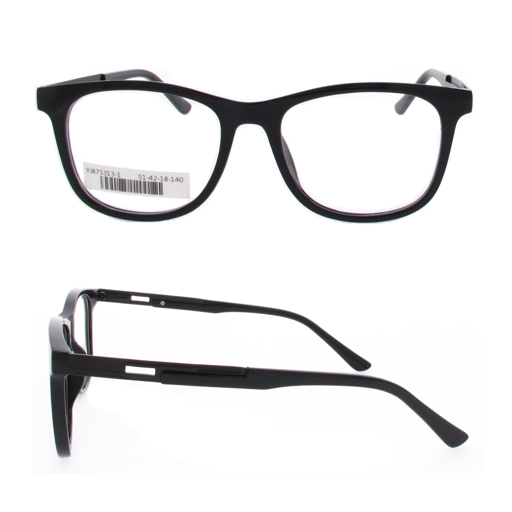 YJ875313 Fashion TR90 Optical Frames Glasses With Metal Temple For Men 