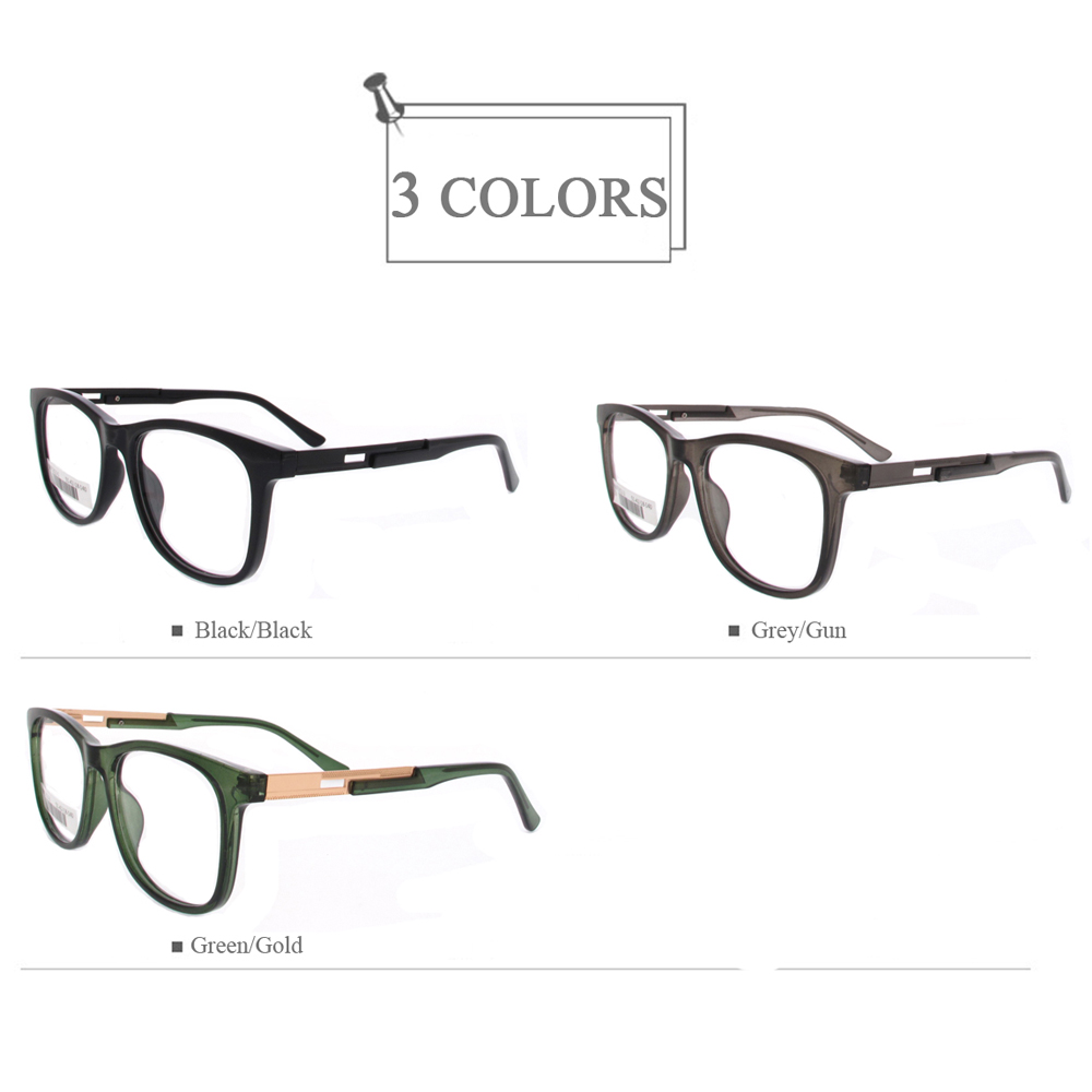 YJ875313 Fashion TR90 Optical Frames Glasses With Metal Temple For Men 