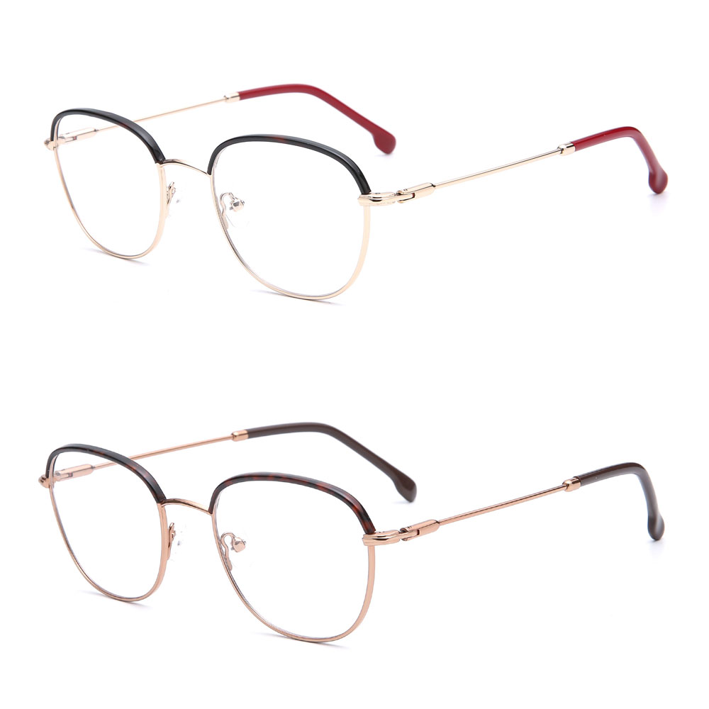 181 Thin Halfrim Metal Round Optical Frames