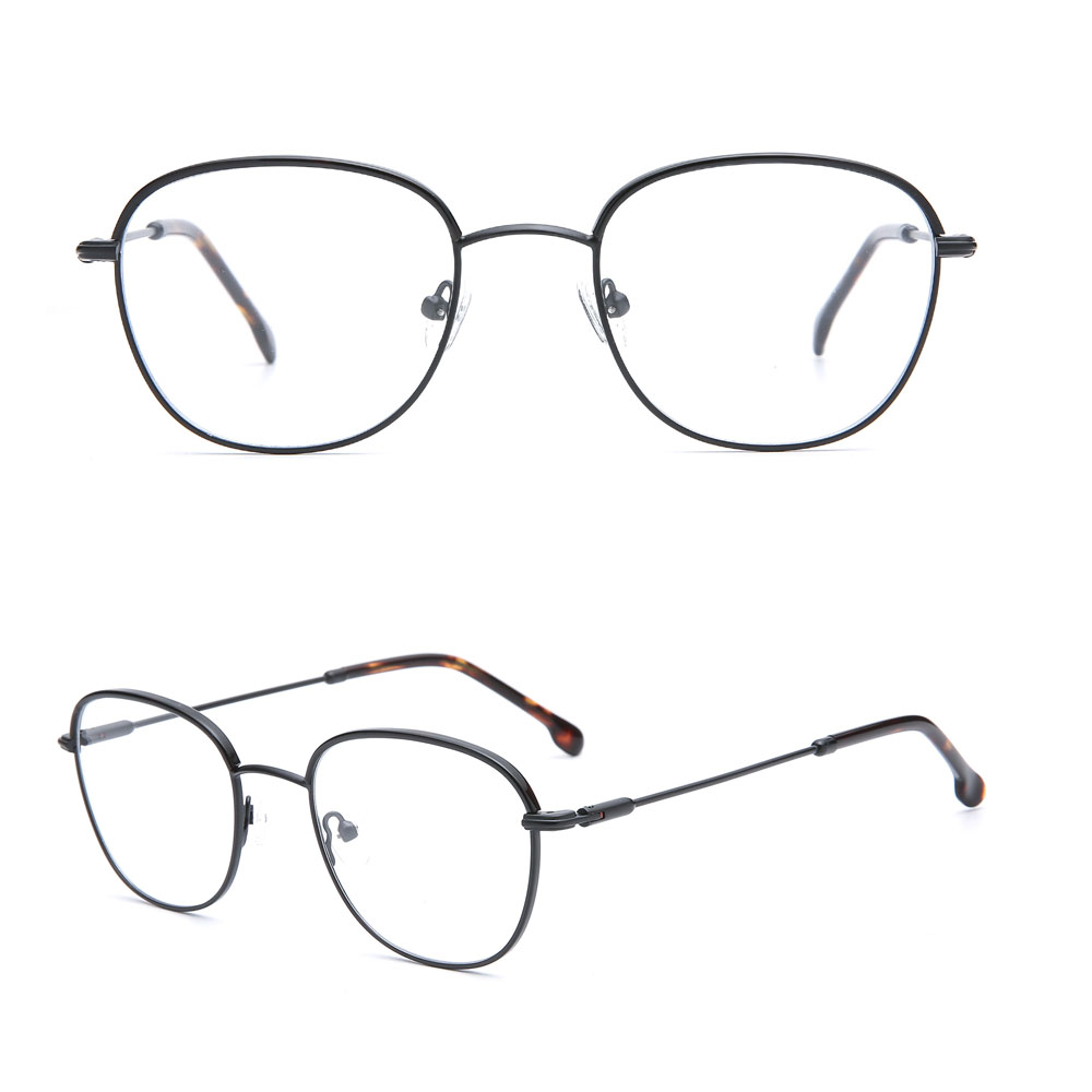 181 Thin Halfrim Metal Round Optical Frames