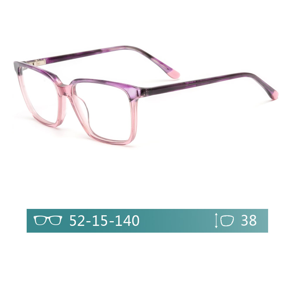 1030 High End Combination Colors Acetate Square Frames