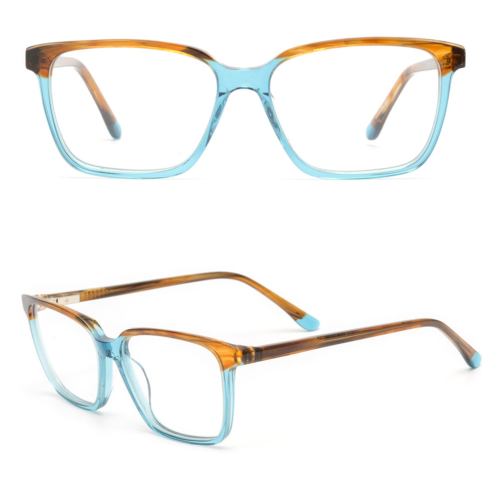 1030 High End Combination Colors Acetate Square Frames